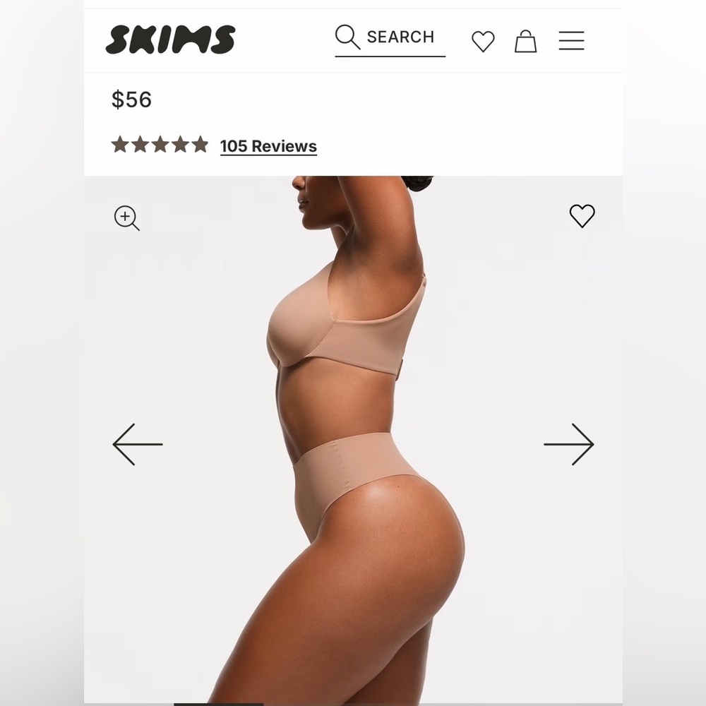[Skims] NWT Smoothing Full Coverage Lightly Lined Bra - Picture 2 of 5